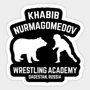 Khabib Nurmagomedov Wrestling Academy Bear Sticker